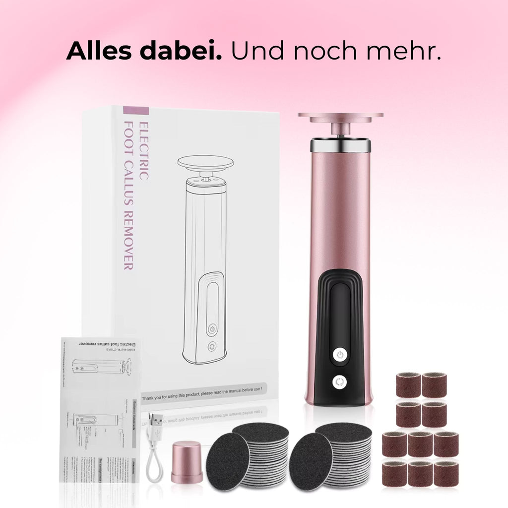 SkinFree™ - 2in1  Elektrischer Hornhautentferner & Nagelpolierer