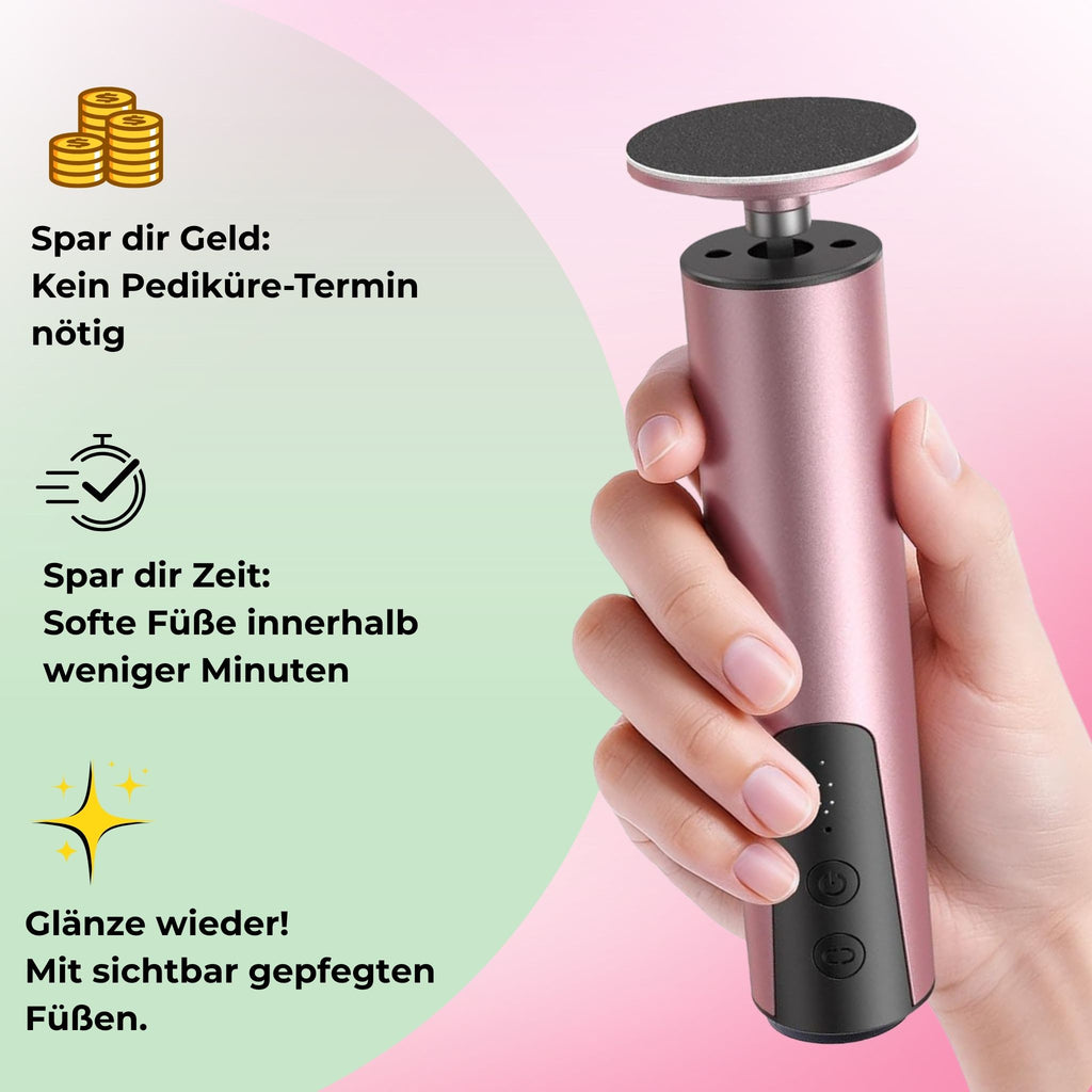 SkinFree™ - 2in1  Elektrischer Hornhautentferner & Nagelpolierer
